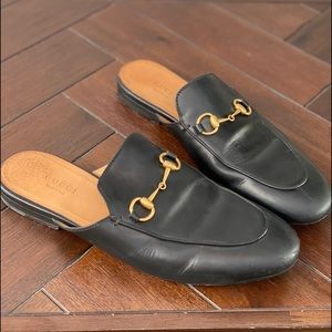 Gucci Princetown leather slippers
